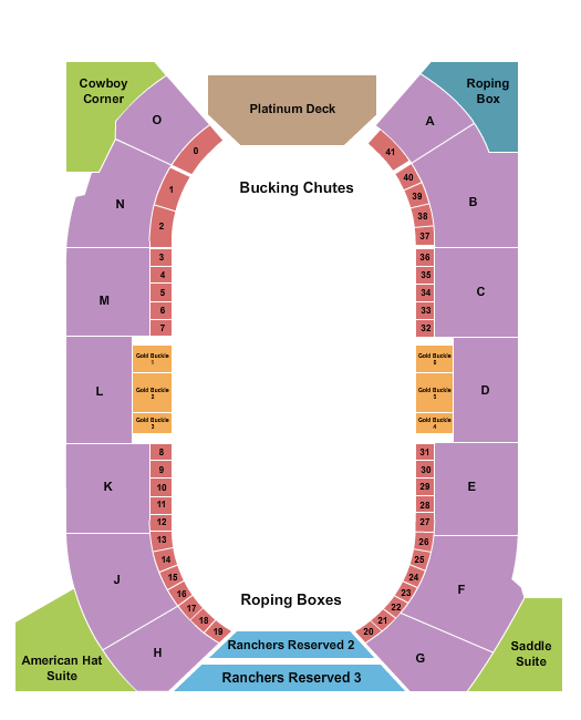 Cowtown Coliseum Stockyards Championship Rodeo Seating Chart